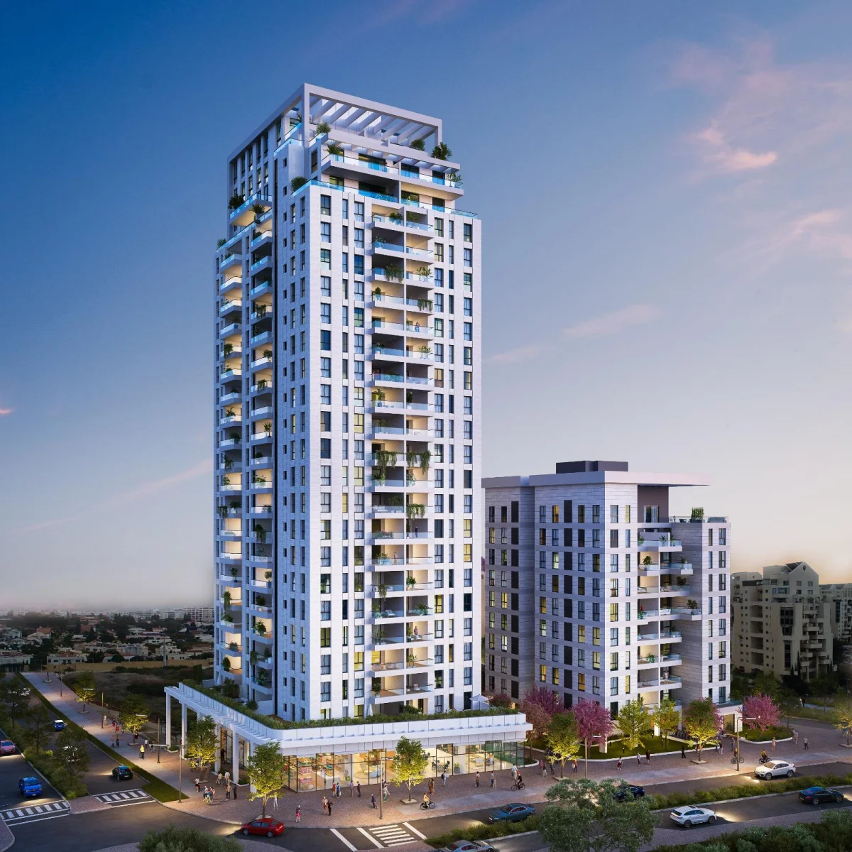 PROJET NEUF À GIVAT SHMUEL  UN EMPLACEMENT QUI FAIT LA DIFFÉRENCE 